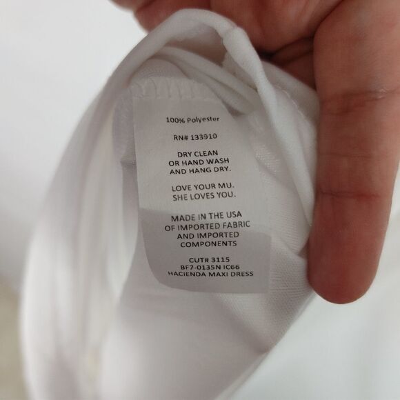 Show Me Your Mumu Hacienda White Maxi Dress Women' - Picture 9 of 9